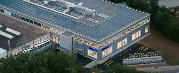 building-with-logo