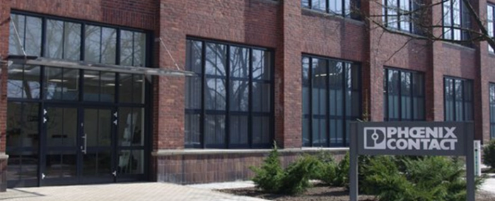 building-with-logo